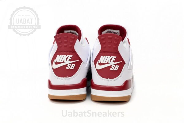 Nike SB x Air Jordan 4 White Red - Image 7