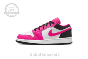 (GS) Air Jordan 1 Low 'Fierce Pink'