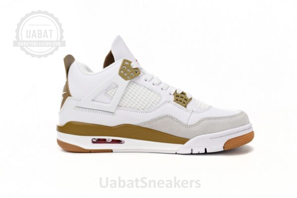 Nike SB x Air Jordan 4 White Brown - Image 4