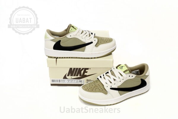 Travis Scott x Air Jordan 1 Low Golf “Olive” - Image 4