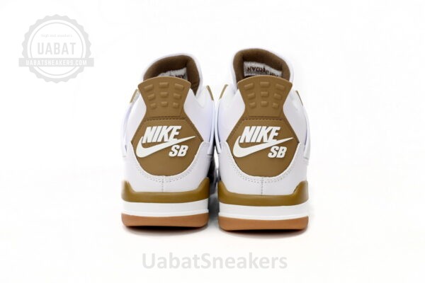 Nike SB x Air Jordan 4 White Brown - Image 5