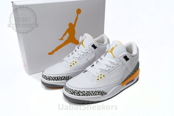 Air Jordan 3 Retro White Orange - Image 4