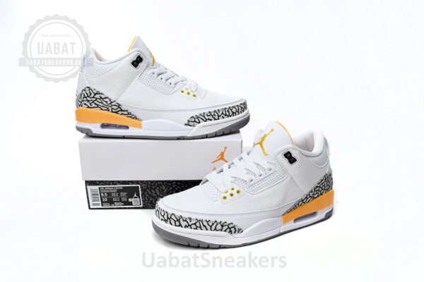 Air Jordan 3 Retro White Orange - Image 3