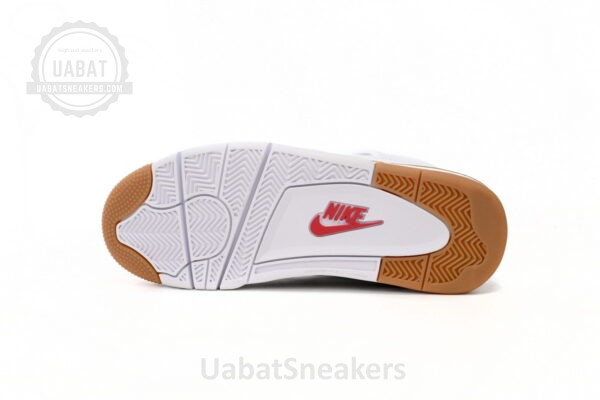 Nike SB x Air Jordan 4 White Brown - Image 6