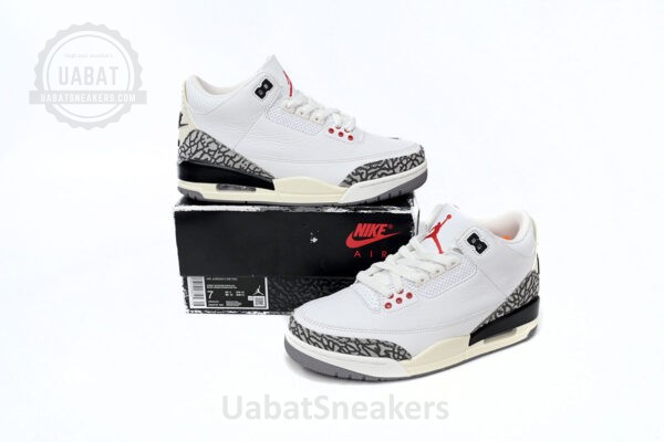 AIR JORDAN 3 RETRO 'WHITE CEMENT REIMAGINED' - Image 3