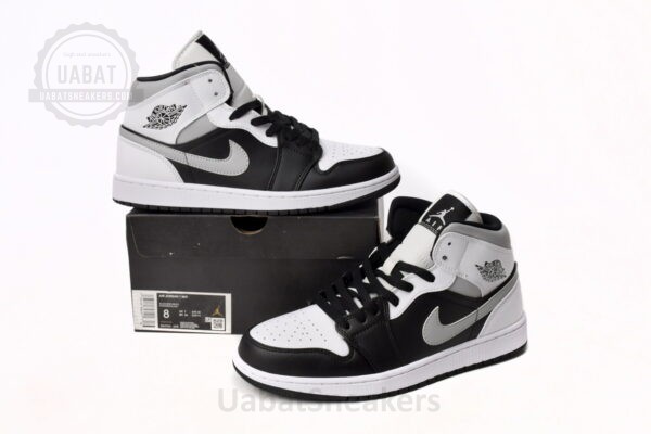 Air Jordan 1 Mid “White Shadow” 554724-073 - Image 3