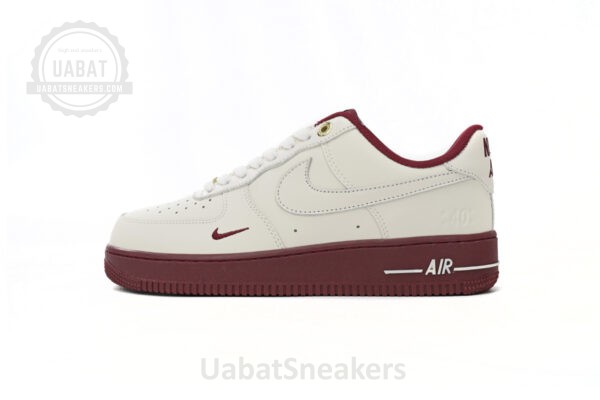 DQ7582-100 Nike Air Force 1’07 Low Beige Red