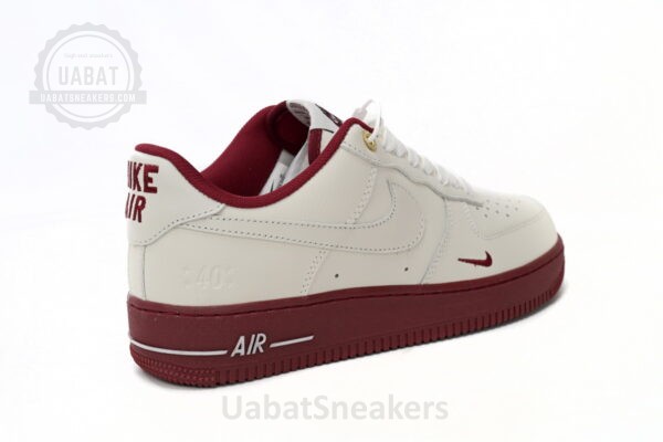 DQ7582-100 Nike Air Force 1’07 Low Beige Red - Image 7