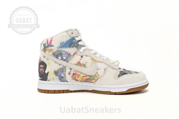 Nike SB Dunk High Rammellzee FD8779-100 - Image 6