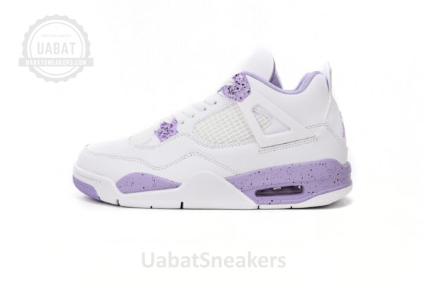 Air Jordan 4 White Purple Oreo