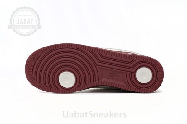 DQ7582-100 Nike Air Force 1’07 Low Beige Red - Image 9
