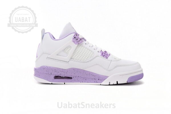 Air Jordan 4 White Purple Oreo - Image 2