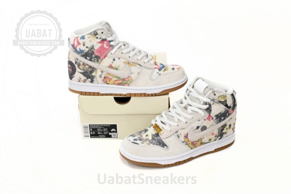 Nike SB Dunk High Rammellzee FD8779-100 - Image 4