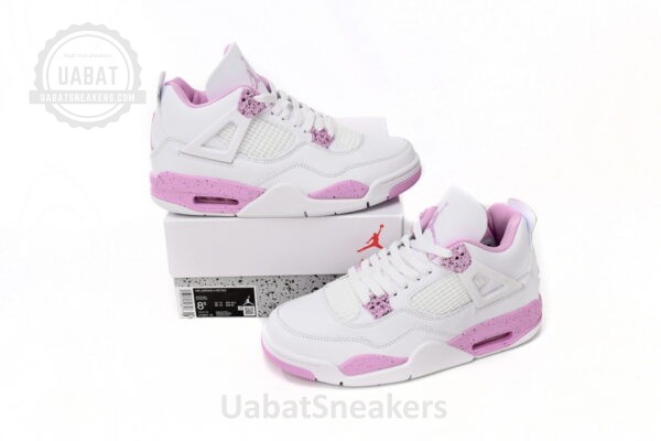 Air Jordan 4 White Oreo Pink - Image 3