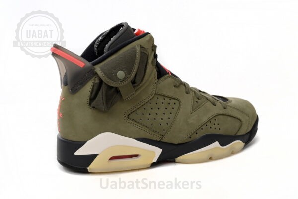 TRAVIS SCOTT X AIR JORDAN 6 “MEDIUM OLIVE” - Image 5