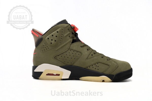 TRAVIS SCOTT X AIR JORDAN 6 “MEDIUM OLIVE” - Image 4